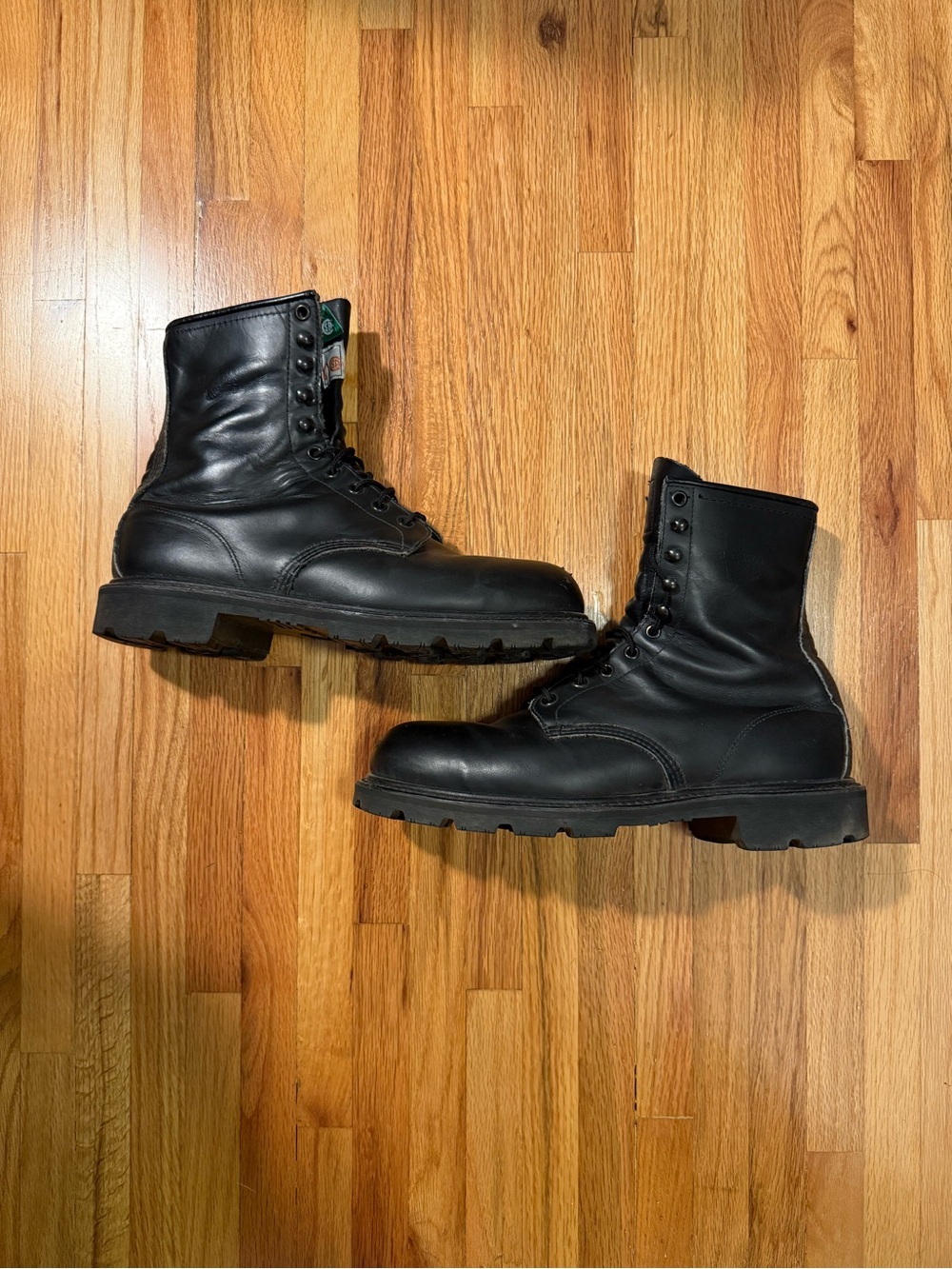 Vintage black redwing lace up work boots men’s size 10